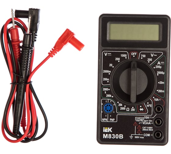 Цифровой мультиметр IEK Universal M830B 6073763 TMD-2B-830