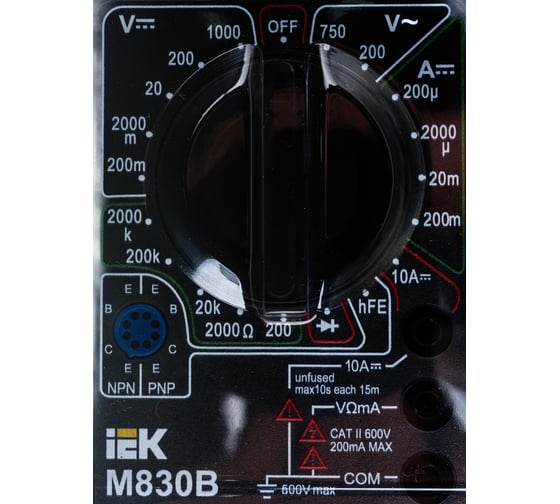 Цифровой мультиметр IEK Universal M830B 6073763 TMD-2B-830