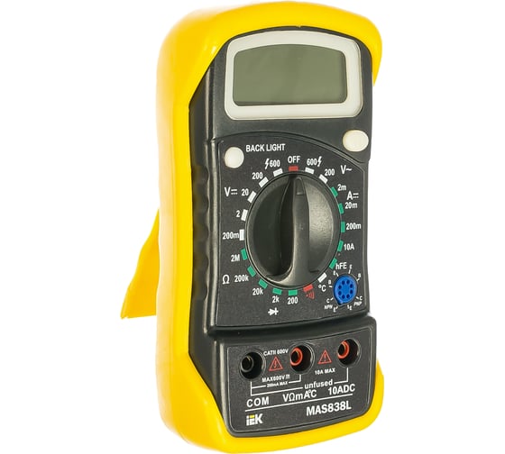 Цифровой мультиметр IEK Master MAS838L TMD-3L-838
