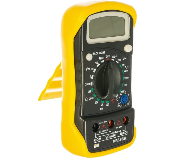 Цифровой мультиметр IEK Master MAS838L TMD-3L-838