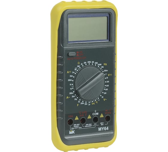 Цифровой мультиметр IEK Professional MY64 3327629 TMD-5S-064 1