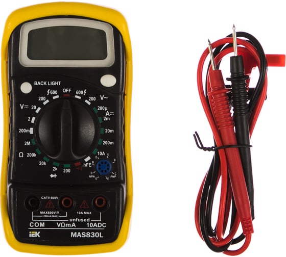 Цифровой мультиметр IEK Master MAS830L TMD-3L-830 3669447
