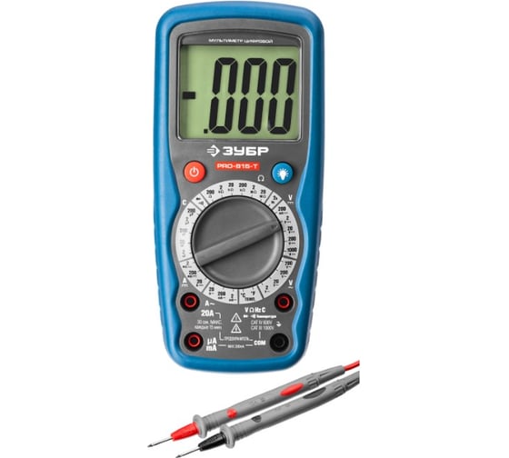 Мультиметр ЗУБР Порфессионал PRO-815-Т 59815-T 1