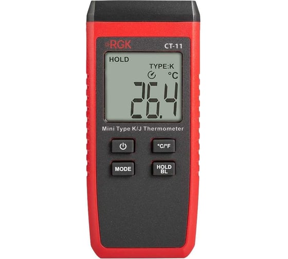 Термометр RGK CT-11 с зондом температуры воздуха TR-10A, с поверкой 779746