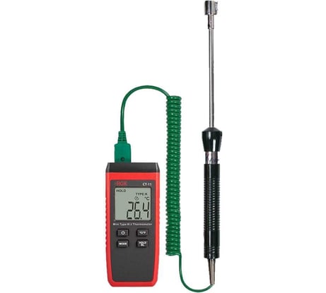 Термометр RGK CT-11 с поверхностным зондом TR-10S, с поверкой 779722