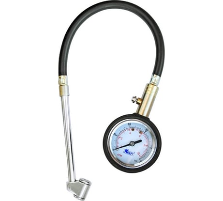 Аналоговый манометр со шлангом KRAFT KT 830003