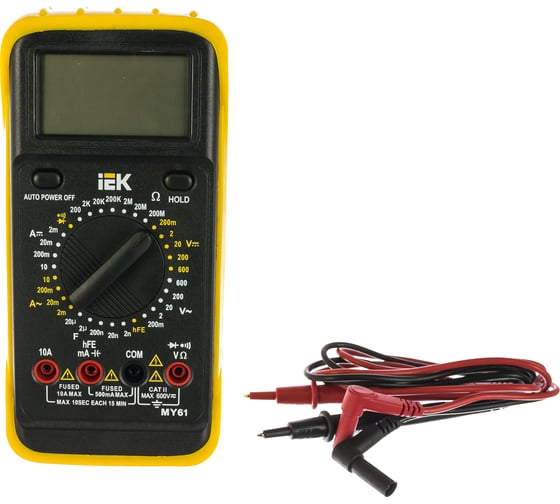 Цифровой мультиметр IEK Professional MY61 469879 TMD-5S-061 1