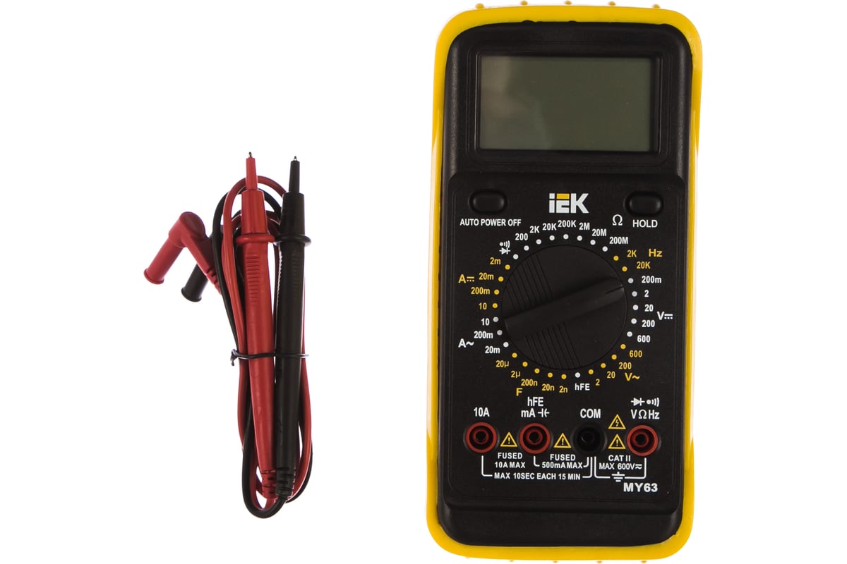 Цифровой мультиметр IEK Professional MY63 8553725 TMD-5S-063