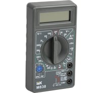 Цифровой мультиметр IEK Universal M838 1356520 TMD-2S-838