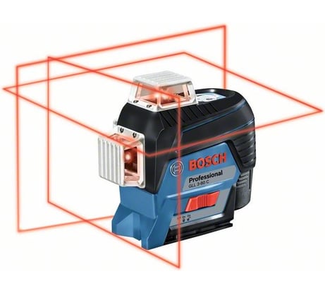 Лазерный нивелир Bosch GLL 3-80C+ BM1 + LR7 + L-boxx 0601063R05