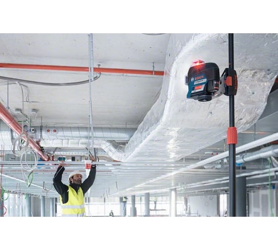 Лазерный нивелир Bosch GLL 3-80C+ BM1 + LR7 + L-boxx 0601063R05