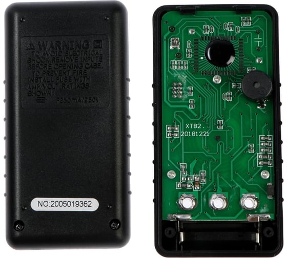 Мультиметр ТУНДРА mini, DT-182, ACV/DCV, DCA, 200-200MΩ, проверка батареек 1.5 и 9 V 1026052