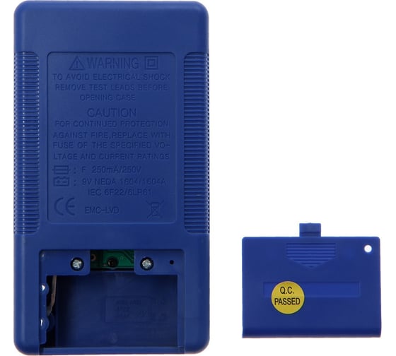 Мультиметр ТУНДРА DT-832, ACV/DCV, DCA, 200-2МΩ, прозвон. 1026050