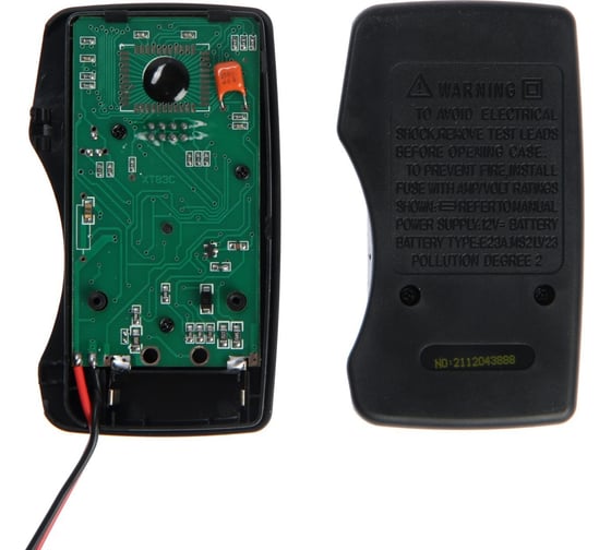 Мультиметр ТУНДРА mini, DT-83C, ACV/DCV, DCA, 200-2МΩ, проверка батареек 9V 1026053