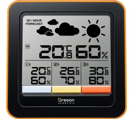 Погодная станция с тремя датчиками Oregon Scientific RAR502X