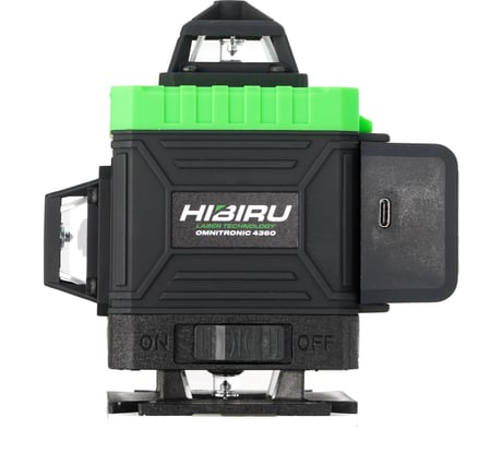 Лазерный уровень HIBIRU OMNITRONIC 4360 со штативом 0.9 метра и строительной сумкой 1003
