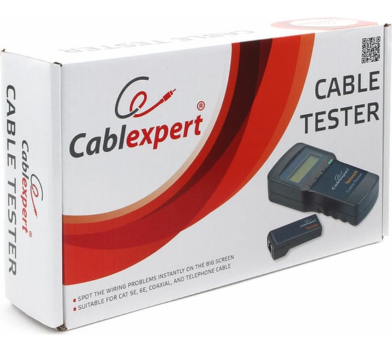 Цифровой тестер Cablexpert LAN для RG-45, RG-58, RJ-12,11 NCT-3