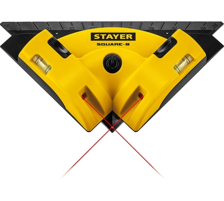 Лазерный угольник для кафеля STAYER SQUARE-8 34928