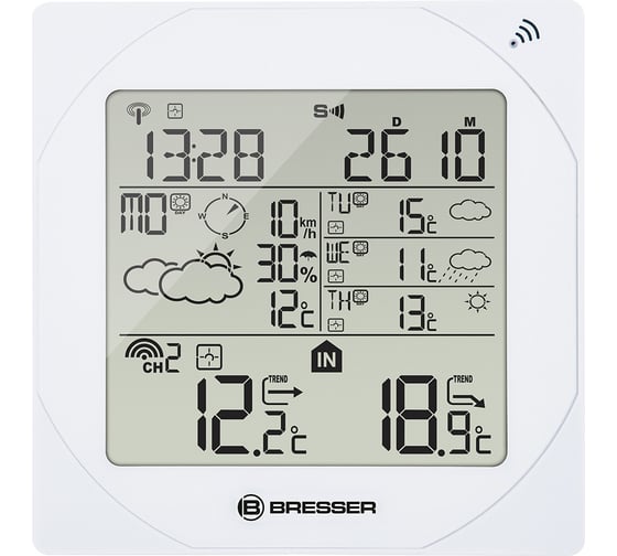 Метеостанция 4CAST MSW, белая Bresser 78574