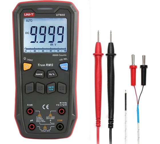 Цифровой компактный мультимер с автодиапазоном UNI-T UT60S True RMS NCV 00-00012009