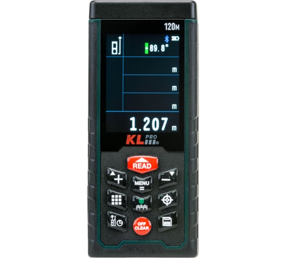 Лазерный дальномер с Bluetooth-камерой KLPRO 120 метров 12017 KLLZM120B