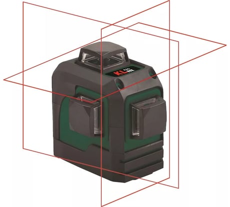 Лазерный линейный уровень KLPRO горизонт, вертикаль и 90 12008 KLLZR93