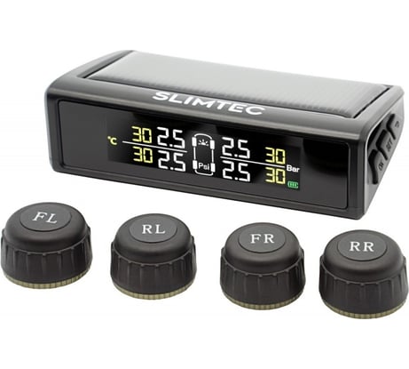 Датчики давления в шинах Slimtec TPMS X5 внешняя установка STPMS5