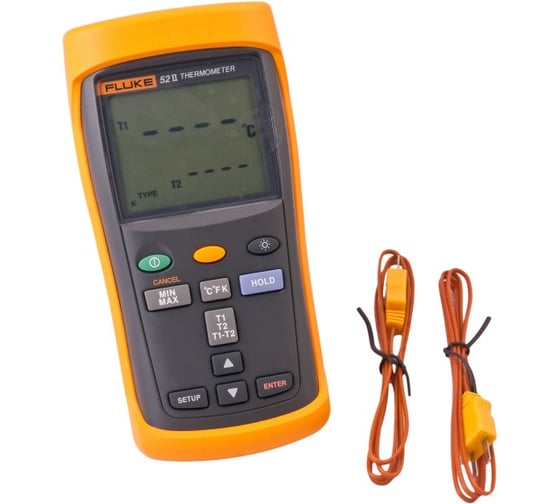 Двухканальный цифровой термометр Fluke 52-2