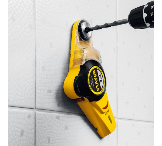 Уровень с приспособлением для сверления STAYER Drill Assistant 34987