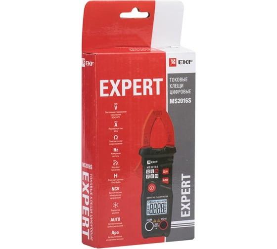 Цифровые токовые клещи EKF MS2016S Expert In-180702-pc2016S