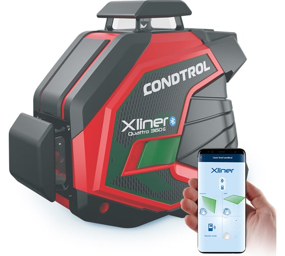 Лазерный нивелир Condtrol xliner quattro 360g 7-2-105