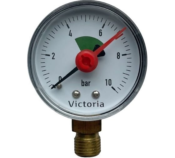 Вертикальный манометр Victoria 50-1/4-10bar 27-510