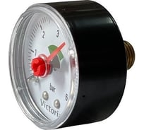 Горизонтальный манометр Victoria 50-1/4- 6bar 27-606