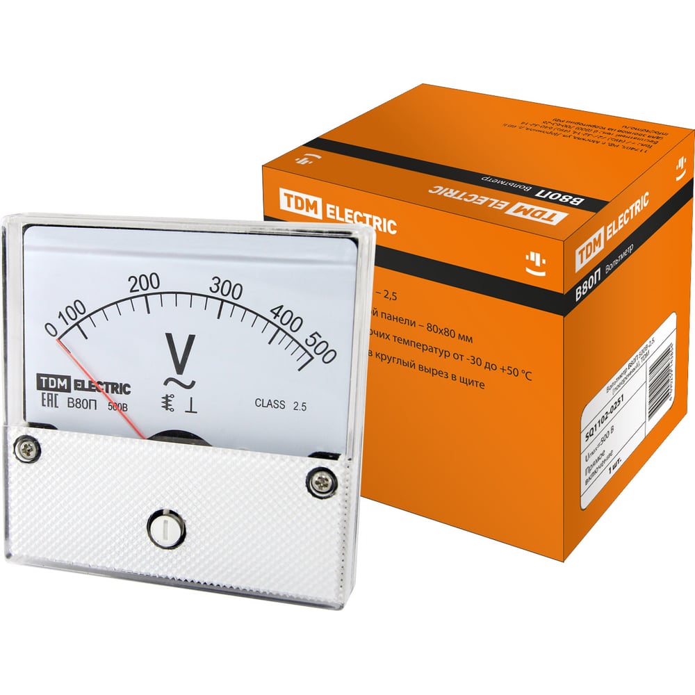 Вольтметр TDM В80П 500В-2.5, поверенный SQ1102-0251 - выгодная цена ...