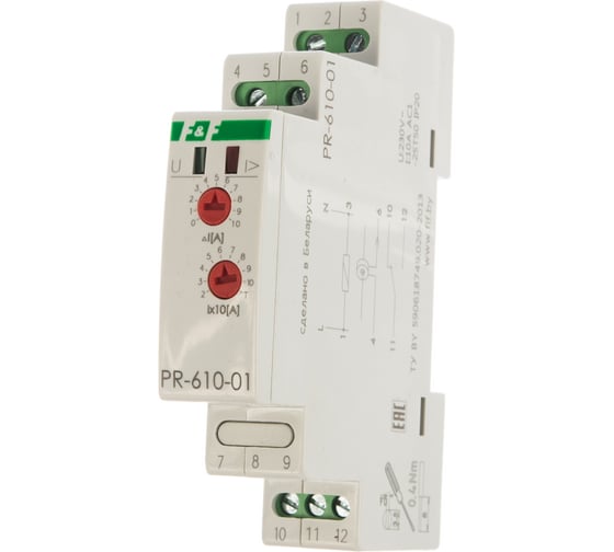 Реле тока F&F PR-610-01 EA03.004.001
