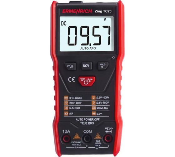 Цифровой мультиметр Ermenrich zing tc20 82546