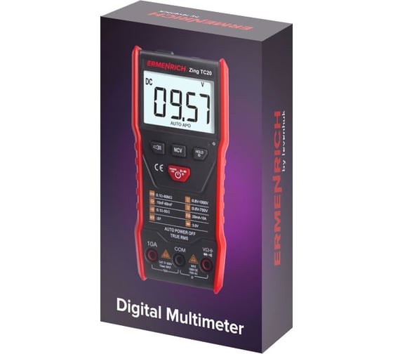 Цифровой мультиметр Ermenrich zing tc20 82546