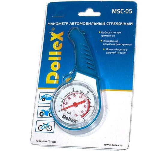 Шинный манометр DolleX 5 атм. MSC-05