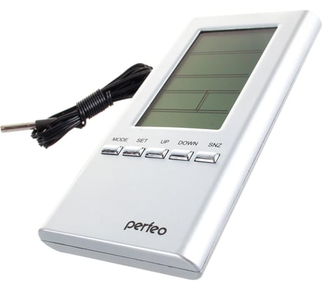 Часы-метеостанция PERFEO Meteo PF-S3331F серебряный 30 011 174