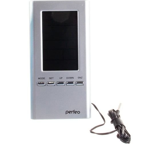 Часы-метеостанция PERFEO Meteo PF-S3331F серебряный 30 011 174