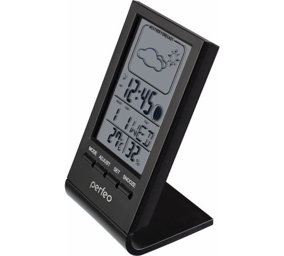 Часы-метеостанция PERFEO Angle PF-S2092 черный 30 013 222