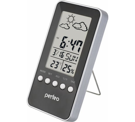 Часы-метеостанция PERFEO Window PF-S002A черный 30 013 229