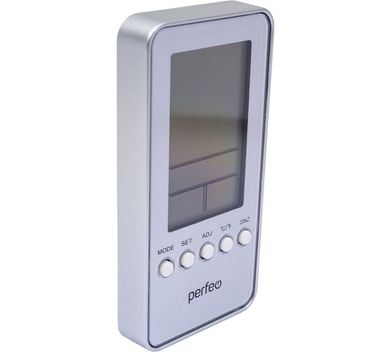 Часы-метеостанция PERFEO Window PF-S002A серебряный 30 013 230