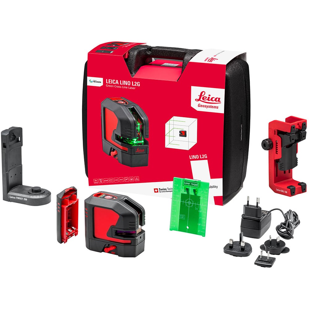 Линейный лазер Leica Lino L2G-1 зеленый луч 864420 - выгодная цена ...