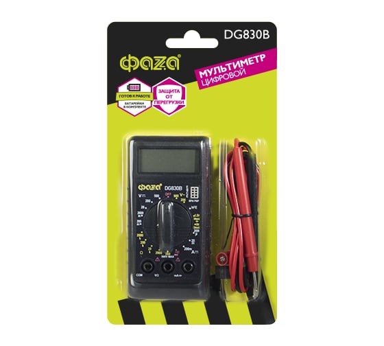 Цифровой мультиметр ФАZА DG830B 5008748