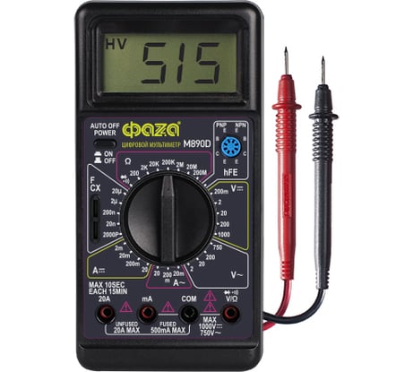 Цифровой мультиметр ФАZА M890D 5008830