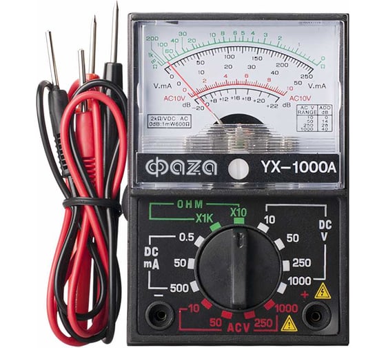 Аналоговый мультиметр ФАZА YX-1000A 5000537