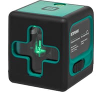 Лазерный уровень Rokodil Ray Cube лазерный нивелир, самовыравнивающийся, зеленый луч, 2 линии, строительный инструмент 1048918