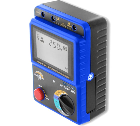 Измеритель сопротивления изоляции МЕГЕОН Мегаомметр 13200 с поверкой к0000020465 1