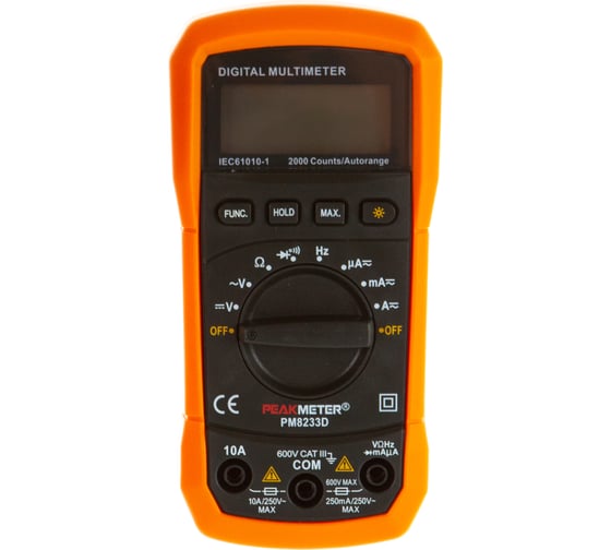 Цифровой мультиметр PEAKMETER PM8233D 17125